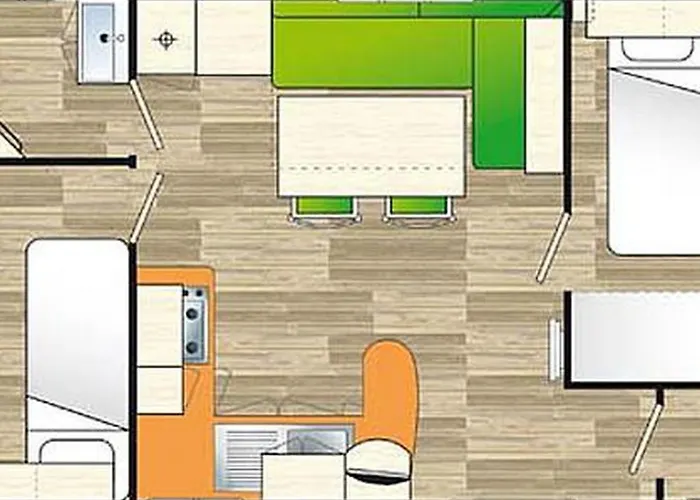 Mobil-home Spacieux Pour 6 Pers Avec Terrasse - Api-1-52-603 Avrille (Vendee)